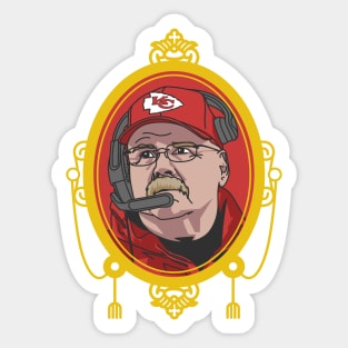 Andy Reid KC Masterpiece Sticker